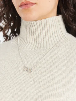 Pearls Before Swine - Core Double Mini Blod Necklace in Silver