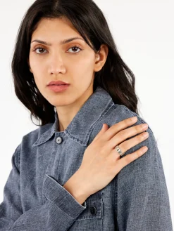 Pearls Before Swine - Ziffer Ring in Silver and Black