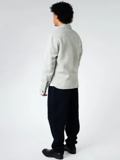Peregrine - Dexter Overshirt in Light Grey