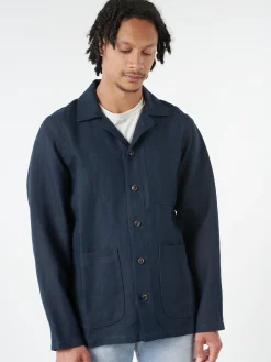 Peregrine - Grange Shacket in Navy