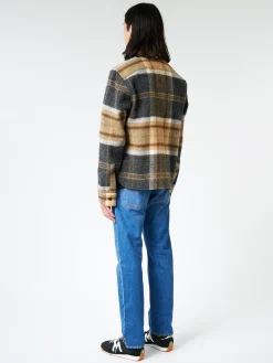 Peregrine - Wool Overshirt in Barney