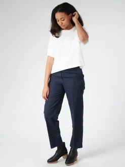 Pomandere - 7195 Pants in Navy