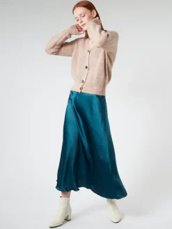 Pomandere - Mohair Cardigan in Antique Rose