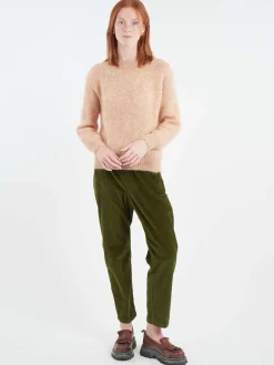 Pomandere - Mohair Crewneck Sweater in Magnolia