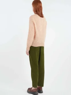 Pomandere - Mohair Crewneck Sweater in Magnolia