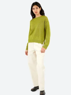 Pomandere - Striped Crewneck in Apple