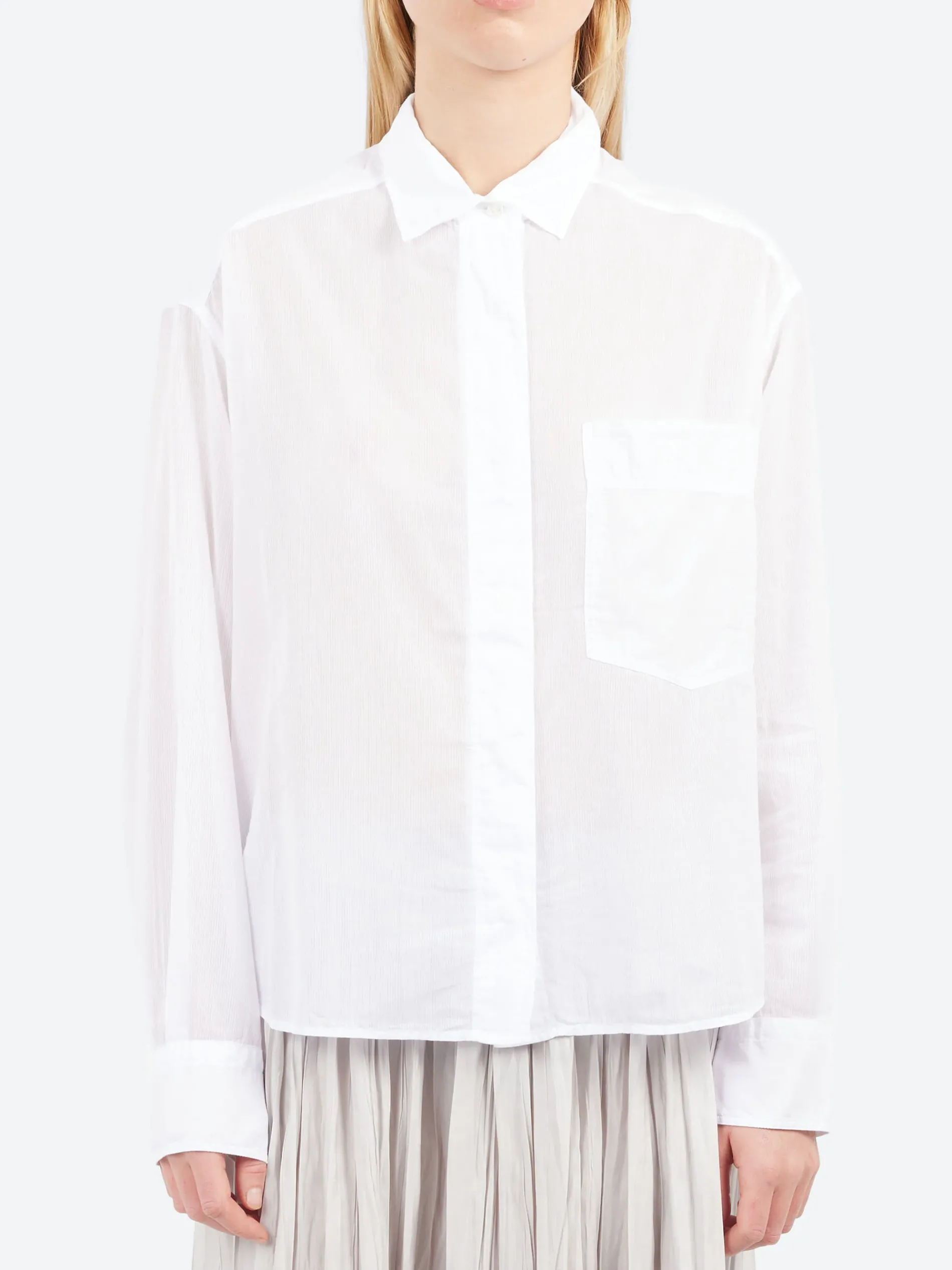 Pomandère - Button Up Shirt in Optical White
