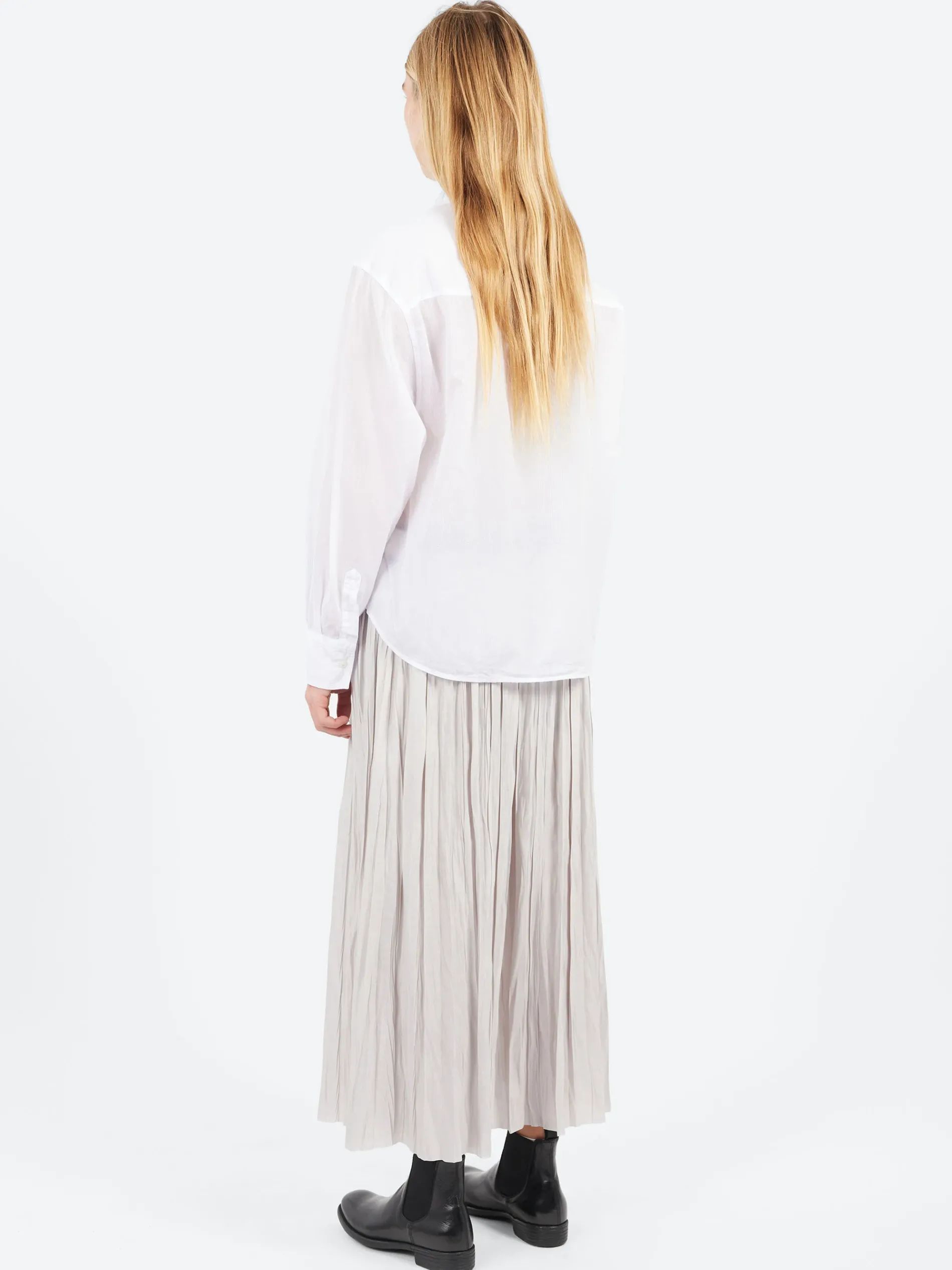 Pomandère - Button Up Shirt in Optical White