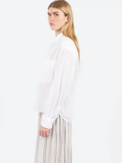 Pomandère - Button Up Shirt in Optical White