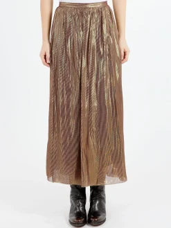 Pomandère - Metallic Skirt in Gold