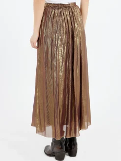 Pomandère - Metallic Skirt in Gold