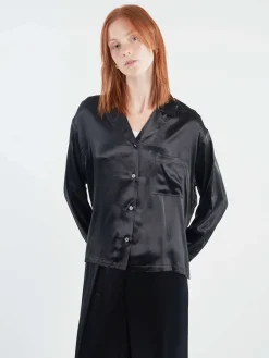 Pomandère - Viscose Blouse in Black