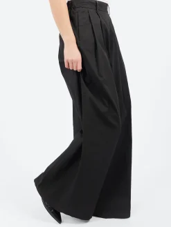 Pomandère - Wide Leg Trousers in Black
