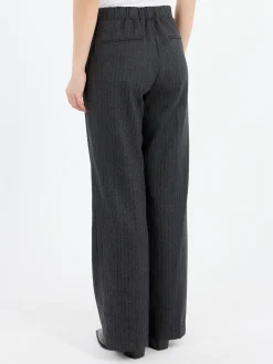 Pomandère - Wide Leg Trousers in Anthracite