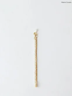 Poppy Finch - Keshi Pearl Bead Chain Bracelet