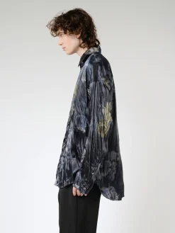 Printed Button-Up Shirt