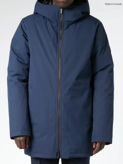 Quartz Co. - Jules Down Insulated Winter Coat in Navy