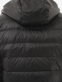 Quartz Co. - Lawrence Hooded Down Jacket in Black