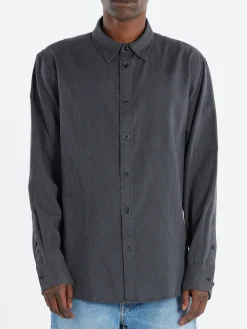 Rag & Bone - Finch Dobby Shirt in Black Stripe