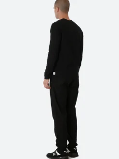 Reigning Champ - Lightweight Jersey Long Sleeve T-Shirt in Black