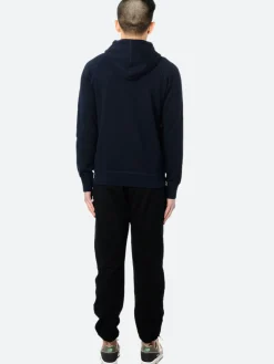 Reigning Champ - Midweight Terry Full Zip Hoodie in Navy