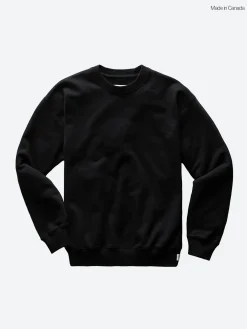 Reigning Champ - Midweight Terry Relaxed Crewneck in Black