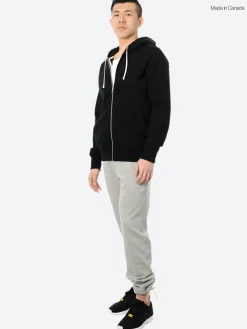 Reigning Champ - Midweight Terry Full Zip Hoodie in Black