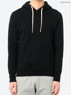 Reigning Champ - Midweight Terry Pullover Hoodie in Black