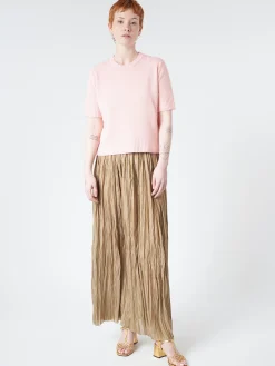 Roberto Collina - Crop Crewneck in Salmone