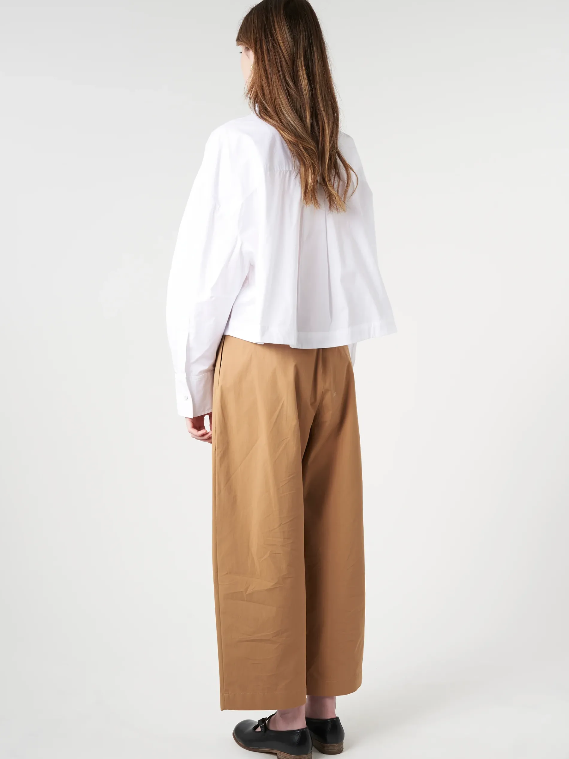 Roberto Collina - Cropped Boxy Shirt in Bianco