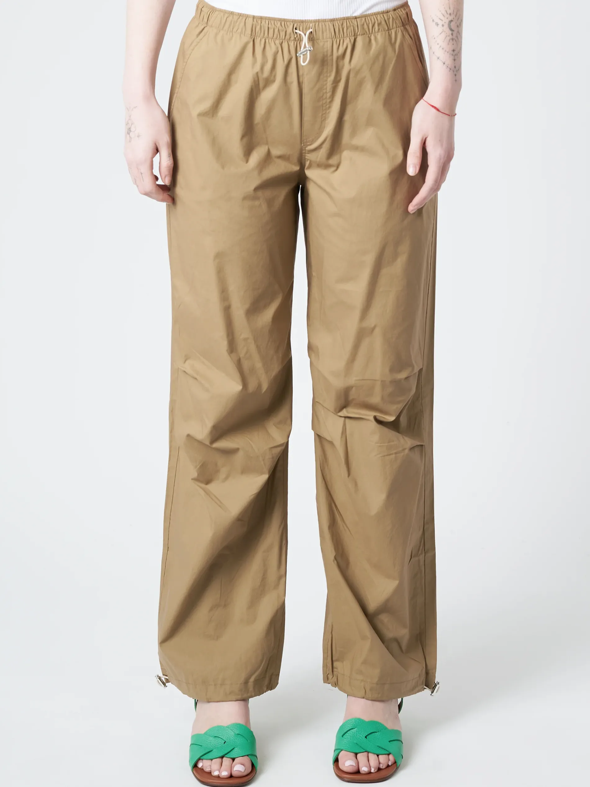 Roberto Collina - Parachute Pants in Khaki