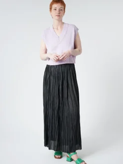 Roberto Collina - Pleated Skirt in Nero