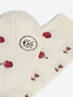 Royalties Paris - Adam Apple Socks in Ivoire
