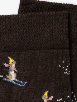 Royalties Paris - Biscotte Socks in Chocolate