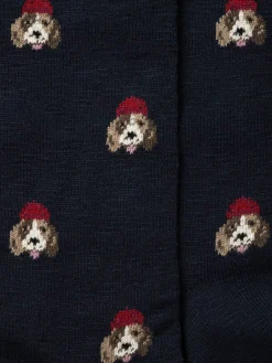 Royalties Paris - Elliot Beagle Socks in Marine