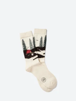 Royalties Paris - Noe Chalet Socks in Ivoire