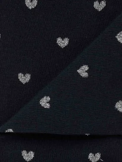 Royalties Paris - Suzie Heart Sock in Argent (Silver)