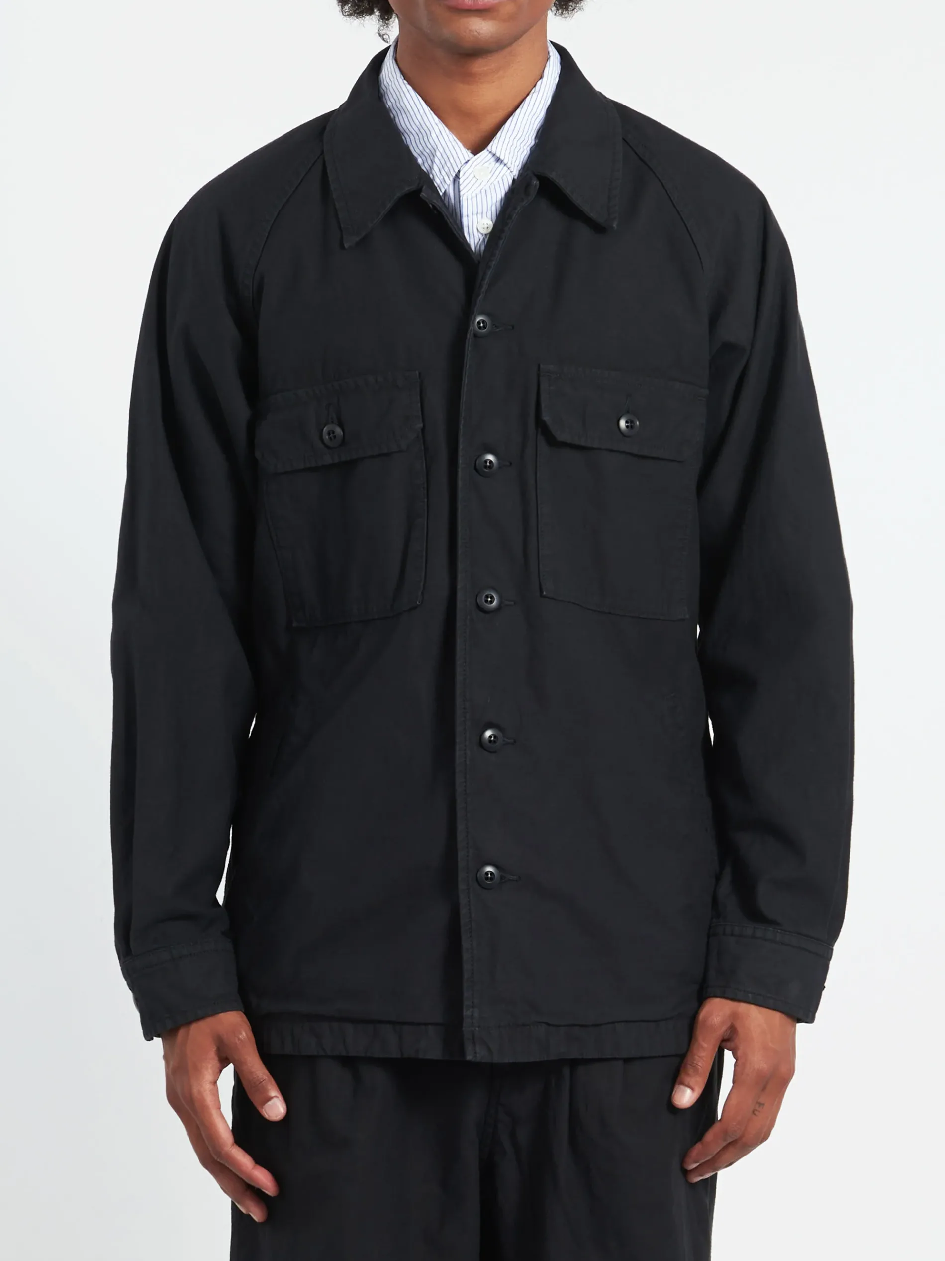 Sage de Cret - Back Satin Jacket in Black