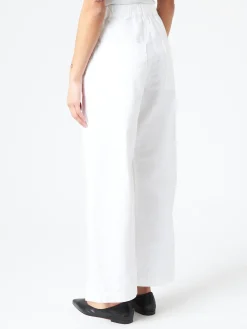 Sarahwear - Carole Cotton Twill Pant in White