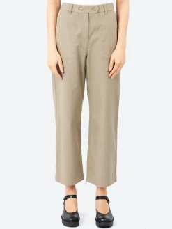 Sarahwear - Carole Cotton Twill Pant in Sand