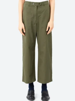 Sarahwear - Carole Cotton Twill Pant in Olive