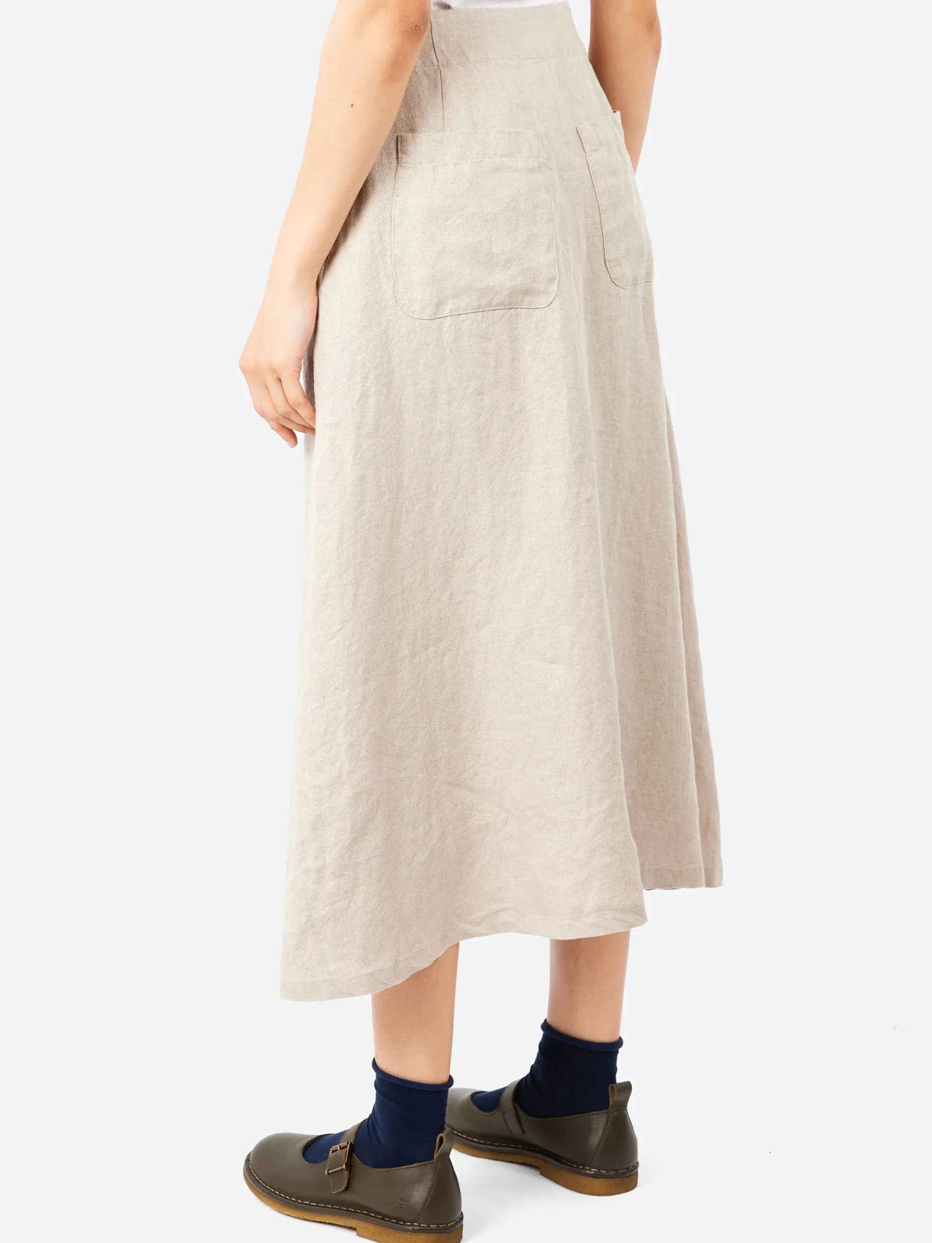 Sarahwear - Fake Wrap Skirt in Ecru