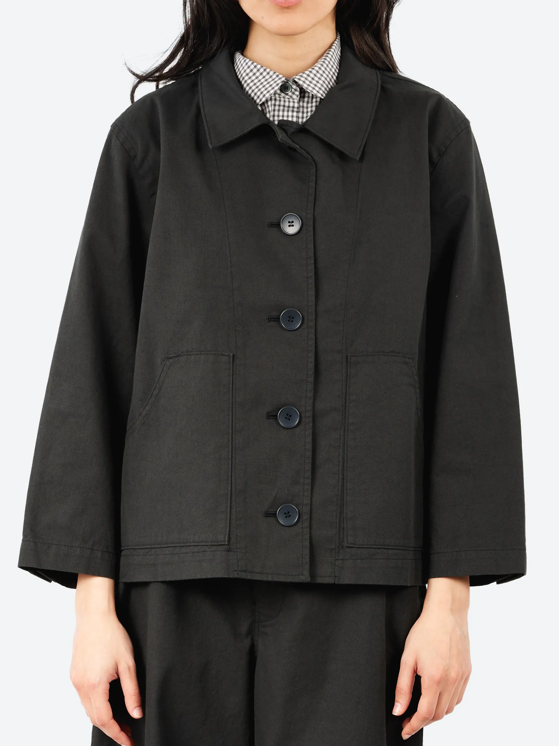 Sarahwear - Folk Singer Jacket in Ink Black