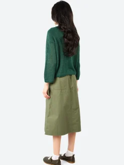 Sarahwear - Linen Knit Cardigan in Green