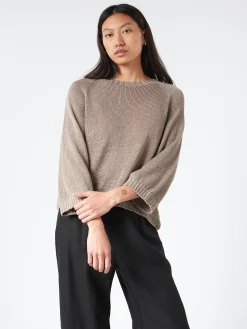 Sarahwear - Linen Knit Pullover in Grey