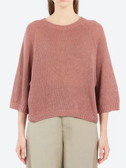 Sarahwear - Linen Knit Pullover in Rose
