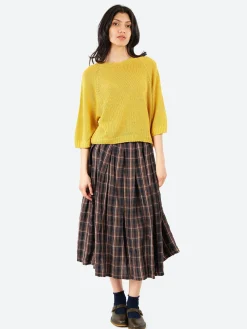 Sarahwear - Linen Knit Pullover in Yellow