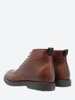 Shoe the Bear - Kip Apron Boot in Brown Water Repellant Leather