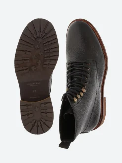 Shoe the Bear - York Lace Boot Leather in Black