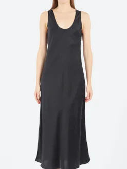 Silk Laundry - Scoop Neck Dress in Black